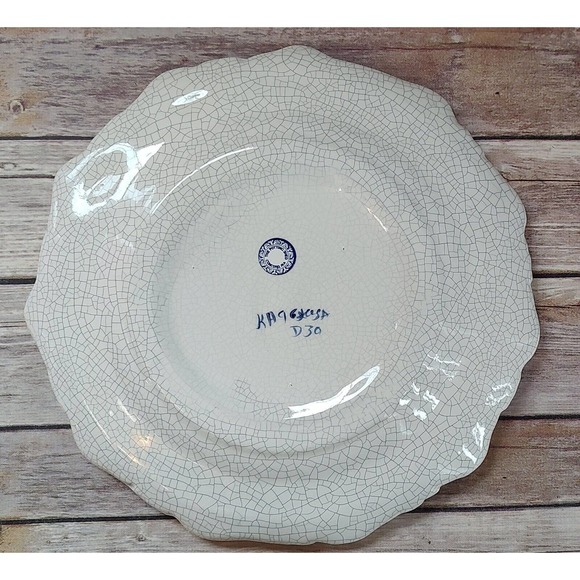 Vintage Dedham Pottery Rabbit Plate by The Potting Shed ~ Signed A2 - Picture 5 of 5